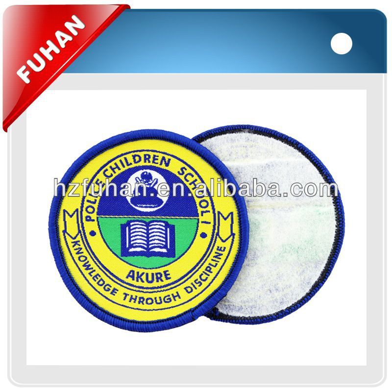 High quality iron on woven patch