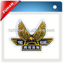 custom iron-on velcro military woven patch badge