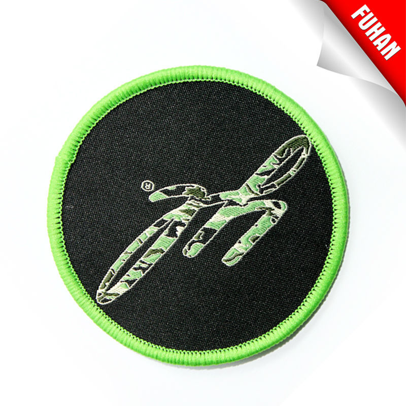 wholesale customized new style flower woven patch