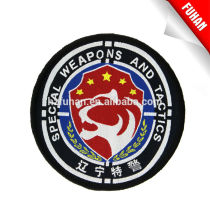 Wholesale alibaba eco-friendly woven yarns badges for hat