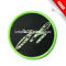 New design high quality polyester fabric woven patch