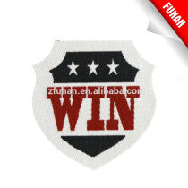 Good finishing laser cutting woven patch for garment