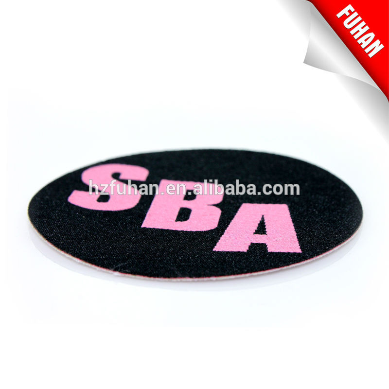 Supplying custom professional polyester woven patch for hat