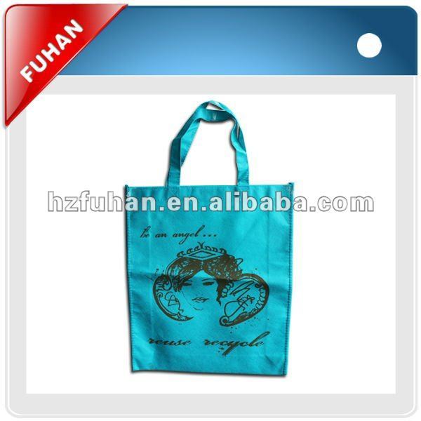 2014 personalized design non woven fabric silk screen printing technics shopping bag for garment/shoes/toy/hat