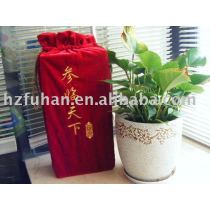 fashion design red lint package with colorful design
