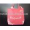 pink non woven shopping bag size and color are all changeable. We also welcome you to send us your design for quote details.