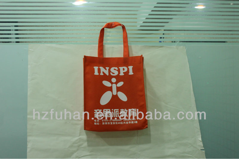 Nonwoven shopping handle bags with printing logo