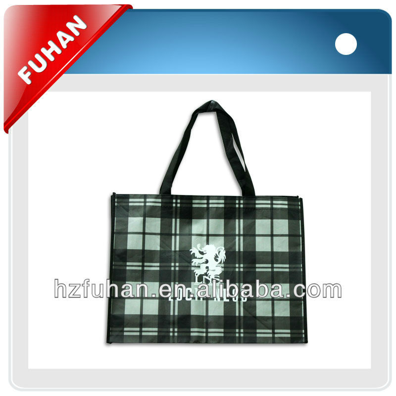 fancy plastic 50kg packing bag with handle cotton string