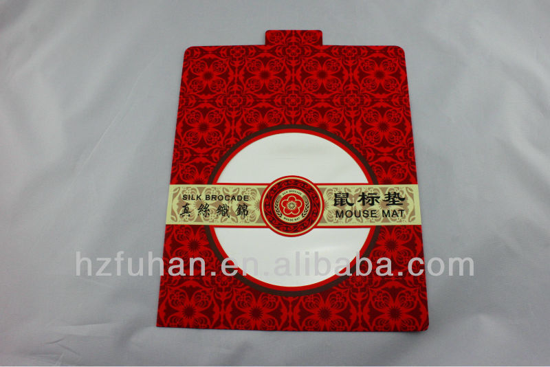 Customized paper bags PVC for packing mouse mat