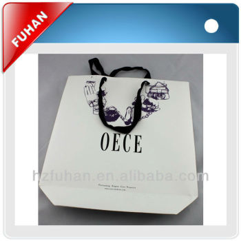 Fashion coated paper bags with printing