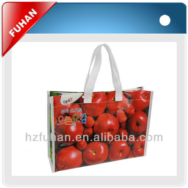 Promotional Non-woven bag with Film mulching inside and outsidefor garment and training school