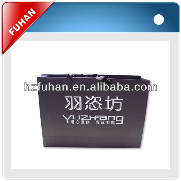 gloss laminated paper shopping bag for jeans