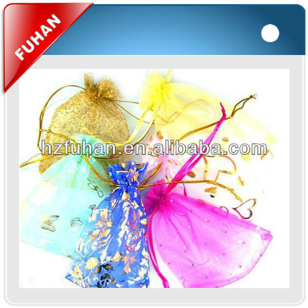 fashionable customized beautiful halloween organza bag for gifts packing