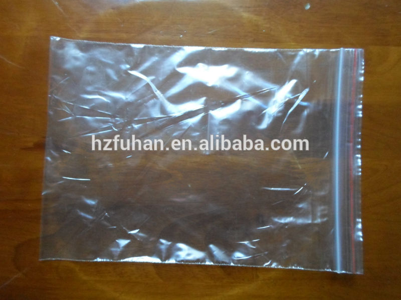 Customized transparent plastic bag for packing