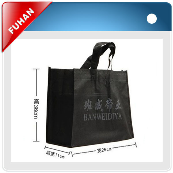 Wholesale top quality customized Laminated non woven shopping bag 2014