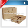 2014 customized personalized design kraft paper shopping bag for food/garment/shoes