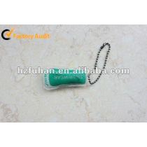 plastic tag with cotton thread