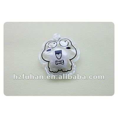 carton picture rubber logo for kid garment