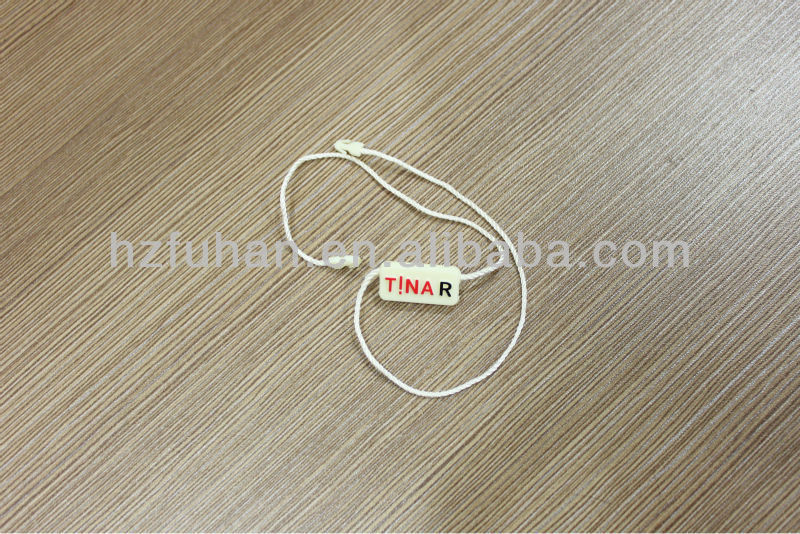 Customized various plastic tag with seal