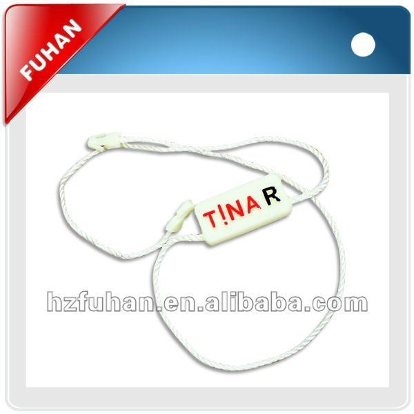 Provide delicate embossed hang plastic tag