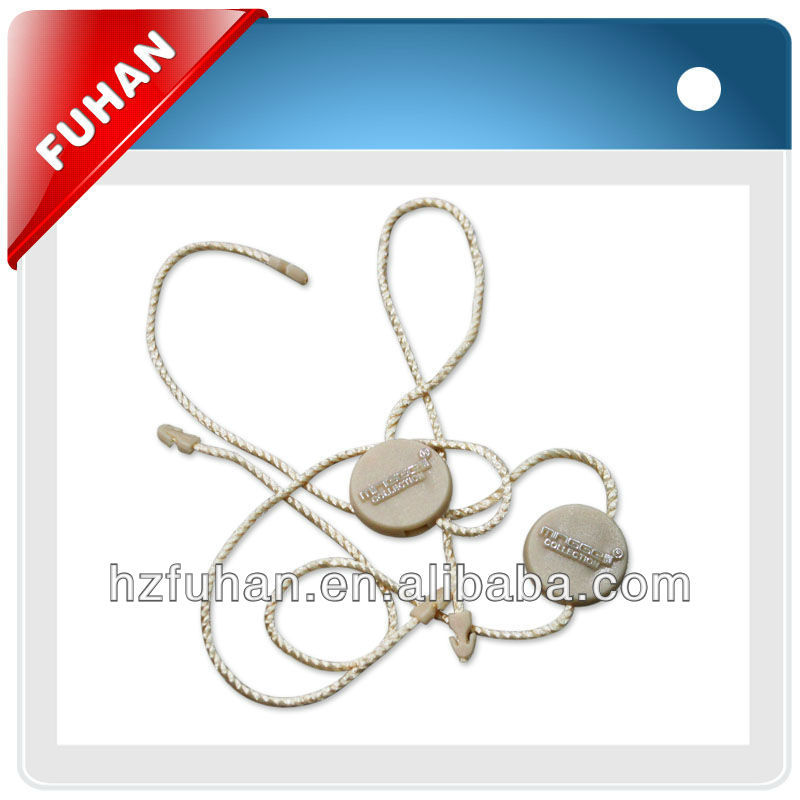 clothing plastic tag with string for latest frocks