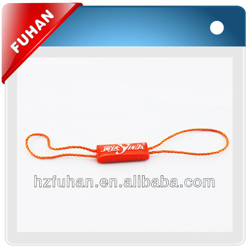 2013 Directly factory custom plastic hook hang tag