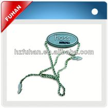Customed newest style clear plastic tags for hangtag