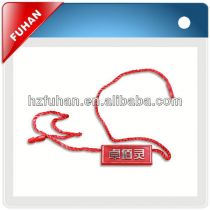 2013 Directly factory custom hang tag plastic string
