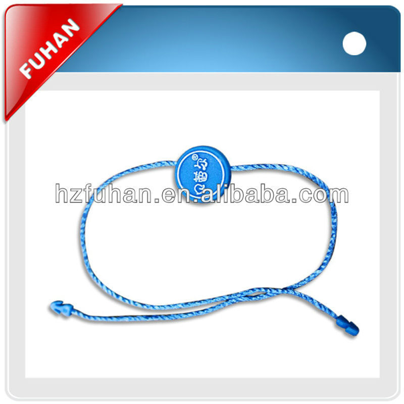 Eco-friendly garment plastic rope tag for clothes industry