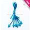 Professional design wholesale plastic tag and black nylon rope
