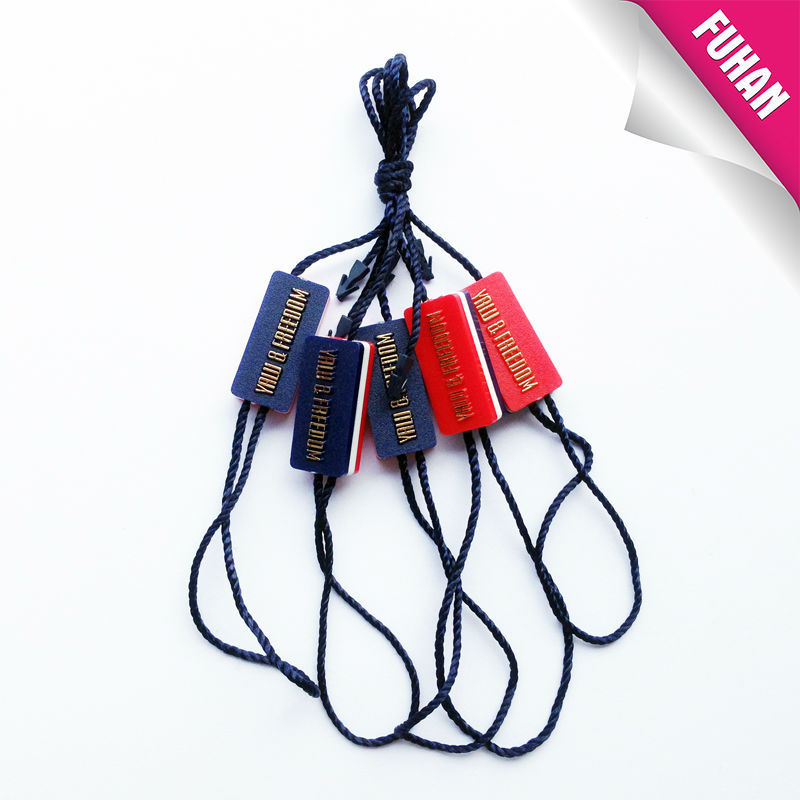 2014 Custom Seal tag, Black plastic tag and black nylon rope