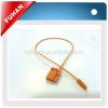 Custom one side plastic tag with nylon string for garment
