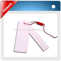 2014 Popular style delicate plastic label key tag for garment,bags,shoes