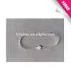 Fashional good quality plastic seal tag with ribbon string