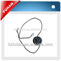 Round shape customized plastic tag for uniform and jean