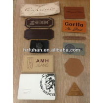 Fashion design garment accessories leather patch for clothing