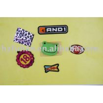 rubber label widely used as fashion accessories applied to apparel,garment,clothes,and room ornaments.