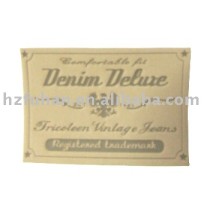 high quality leather lable