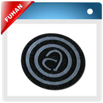 fashion metal leather patches for jeans