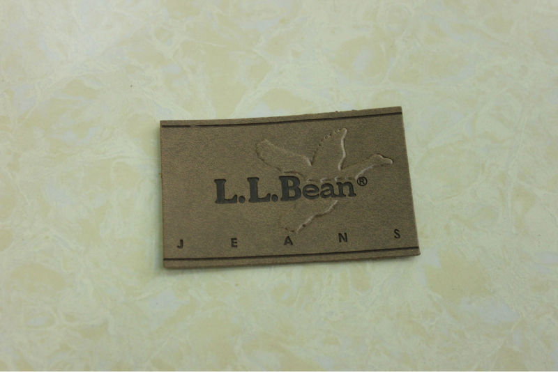 custom made metal leather patches for apparel
