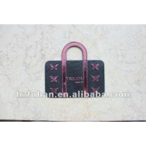 beautiful bag leather label for handbag
