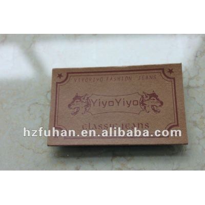 sewing labels personabelized leather