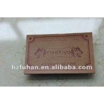 sewing labels personabelized leather