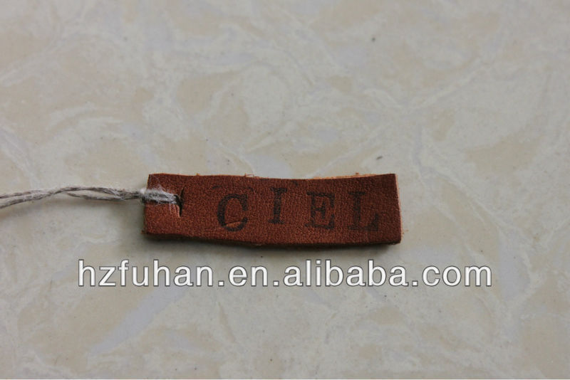 2013 fashional leather label for leather jacket