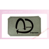 2013 Directly Factory machine embossed leather label