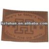 2013 hot popular leather patch/embroidering leather label