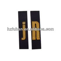 Hot popular jeans embossed leather label/tags