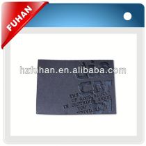 Customed hot popular leather patch/embroidering leather label