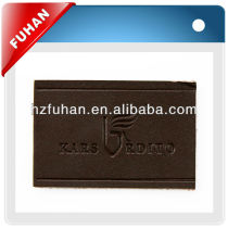 Hot sale jeans pu leather labels with good price