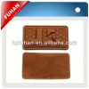 High Quality debossed leather label (FH-L709)